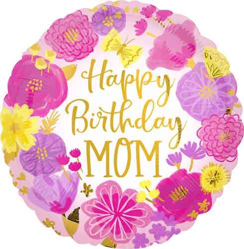 Happy Birthday Mom Balloon | Lenox Cupcakes